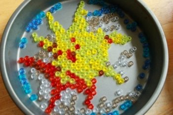 Melted Bead Suncatchers