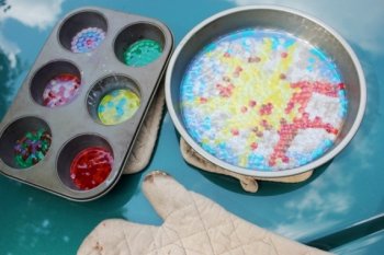 Melted Bead Suncatchers