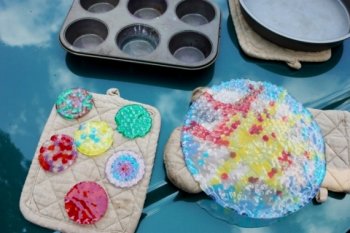 Melted Bead Suncatchers