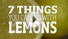 7 things you can do with lemons (besides make lemonade)