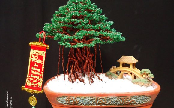 Huge bead bonsai ideas