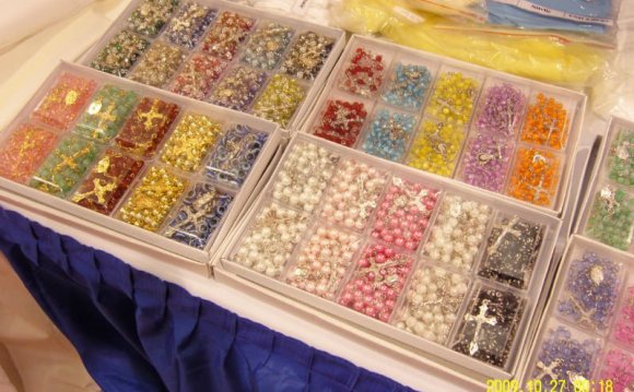 THR-R016 religious rosary sky