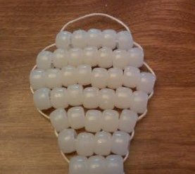 Finished UV skull, white