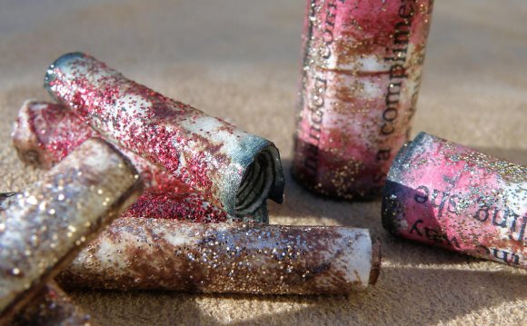 Handmade paper beads