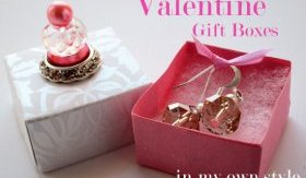 How to make a little box using greeting cards