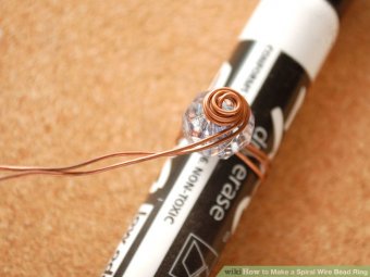 Image titled Make a Spiral Wire Bead Ring Step 6