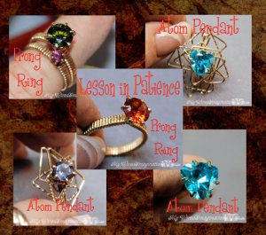 Prong Ring & Pendant Wire Wrapping from MyWiredImagination
