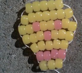 Skully in color, UV beads