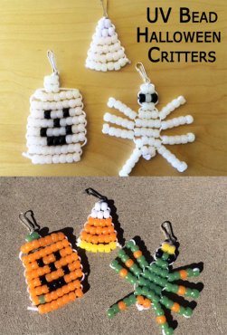 UV Bead Halloween Critters from Steve Spangler Science