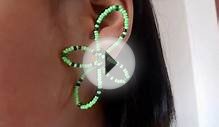 A must have unique handmade beaded earrings:)