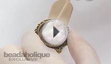 How to Make a Pearl Beaded Ring with 2-Part Resin by Becky