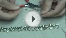 How to Make A Silver Wire Jewelry Necklace, Egyptian Link