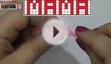 How to make Name Bracelets with hama or perler beads and