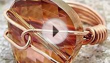 How to Make Wire Wrapped Rings | Jewelry Making Videos