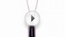 Necklace for Fitbit One - unique handmade jewelry from silver.