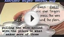 Wire Work Secrets Jewelry Making Tutorials: Wire Loops