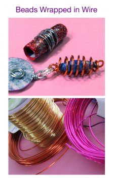 Wire Wrapped Beads